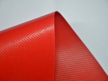 Anti - Mildew PVC Coated Tarpaulin For Amusement Device / Construction Structure