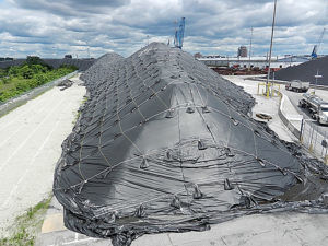 Anti - Mildew PVC Coated Tarpaulin For Amusement Device / Construction Structure